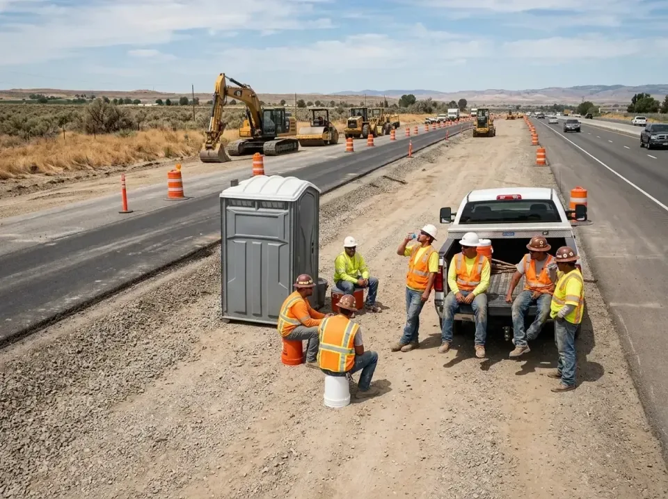 highway-road-construction-crew-007 — frequently asked questions, Porta Potty and Restroom Rentals in Chelan, WA